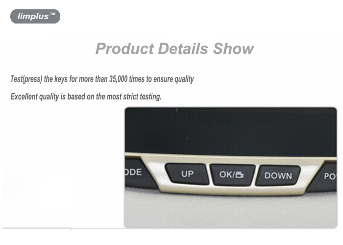 4.3 Inch HDMI Car Data Recorder With Double Camera Back Mirror