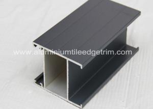 China Black Anodised Aluminium Window Profiles Frames , Aluminum Window Extrusion Profiles wholesale