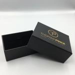 Black 2mm Cardboard Jewelry Gift Box PMS Luxury Ring Rigid Small Paper Cosmetic