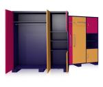 ISO14001 ODM Bedroom Wardrobe Furniture , Home Storage Cabinet With Doors