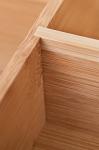 5-slot bamboo kitchen cutlery drawer organizer