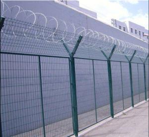 China Galvanized PVC coated anti climb airport security fencing panels wholesale