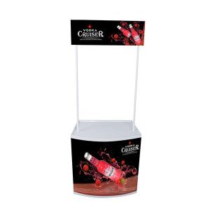 China Advertising Plastic Pop Up Display Desk , Promotion Trade Show Desk wholesale