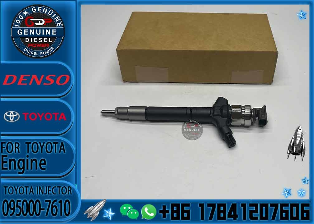 Diesel Fuel Engine Injector 095000-7610 23670-09260 095000-7630 23670-0R170 for Toyota Avensis 2.2 D 2AD-FTV