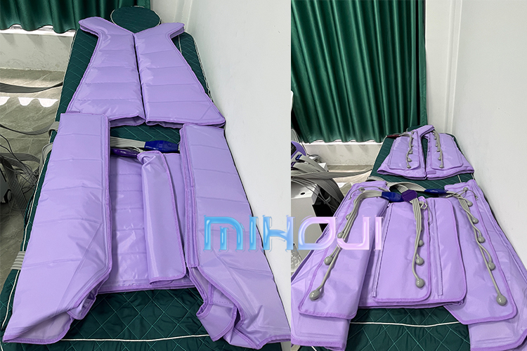 7 Inch Screen Salon Lymphatic Drainage Compression Machine For Fat Removal
