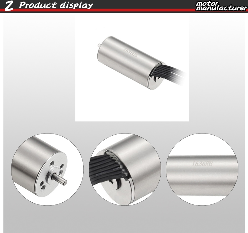 Faradyi Coreless Brushless Motor D16*L36mm 6V 12V 24V High Quality For Robotic Arm and Robotic Cart