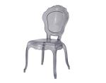 Plastic Princess Stackable Wedding Dining Chairs Event Rent , Clear / Grey /