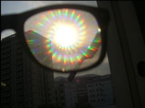 China LED Displays 3D Fireworks Glasses Plastic Frame Spiral Effect wholesale