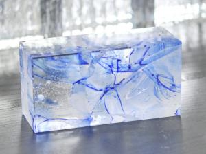China Hotel Clear Float Handrail Pavement 6x8 Glass Block wholesale