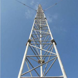 China ASTM Standard Flange Connection Guyed Wire Tower wholesale