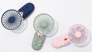 China Suction Holder 800mAh Mini USB Folding Fan 3600RPM With Mobile wholesale