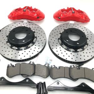 China Jekit 6 Pot Big Brake Kit Red Caliper 380*36mm Disc Floating Bell wholesale