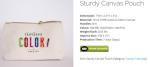 Allure Cosmetic Bag Eco-friendly Bag,Gift Bag,Resort Tote Black Side Pocket Tote