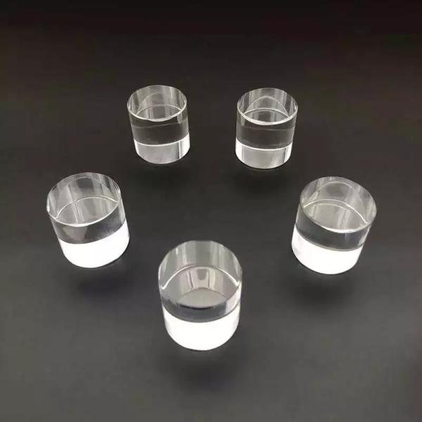 Custom Made Sapphire Quartz JGS1 Glass Laser Round Cylindrical Rod Lens