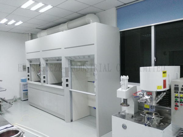 Cold Rolled Steel Fume Hood , Chemical Scientists Lab Fume Cupboard