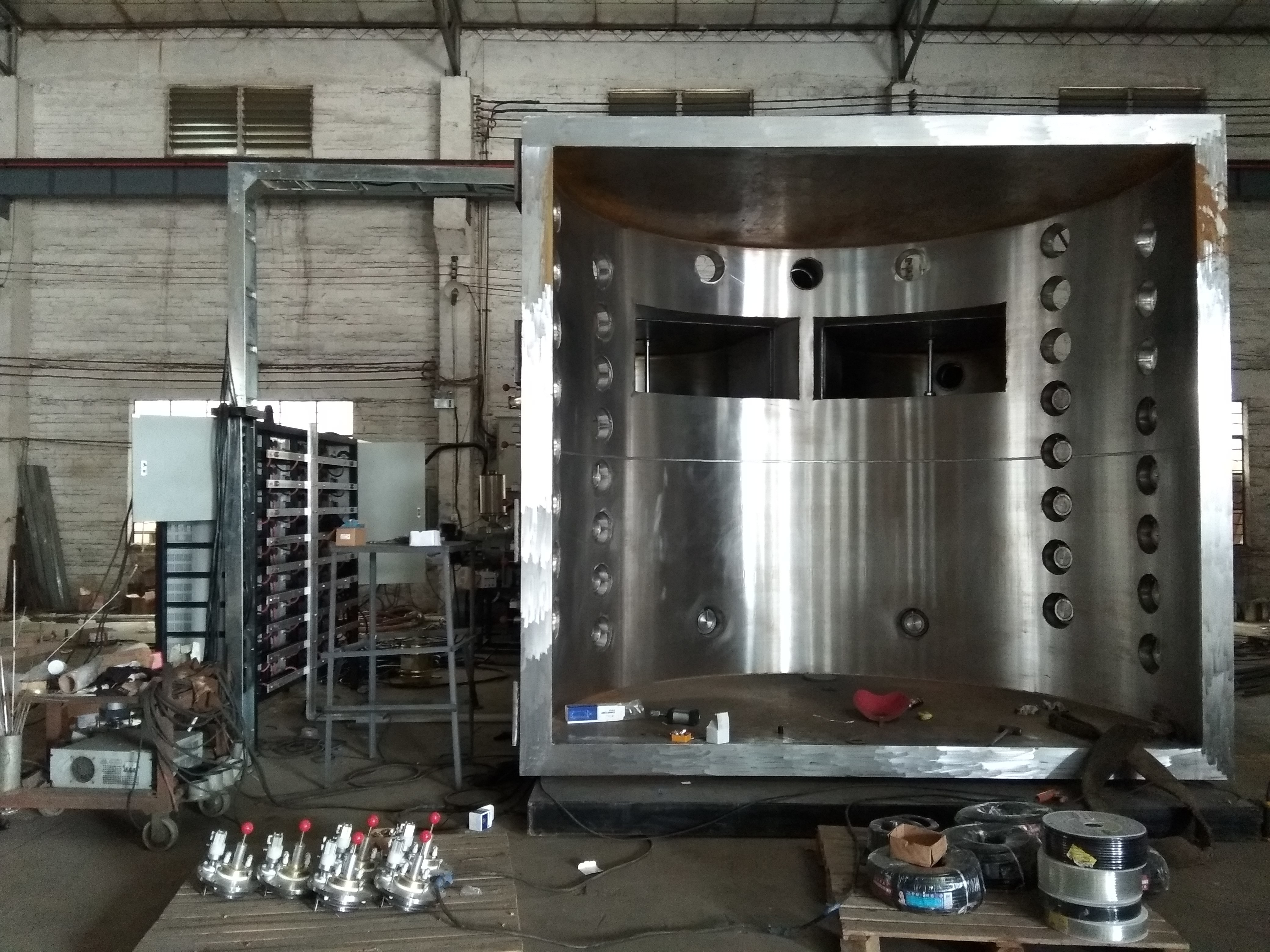 Ceramic Tile Titanium Gold PVD Coating Equipment / Ceramic Coating Machine