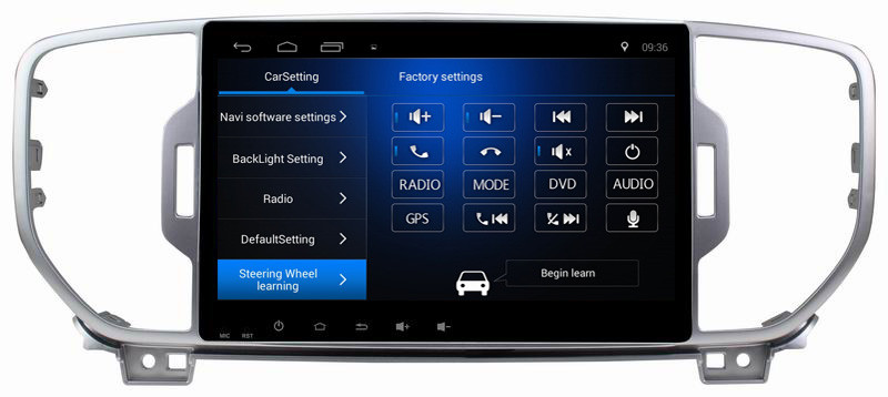 Ouchuangbo car media kit gps nav bluetooth android 8.1 for Kia KX5 2016 support USB SWC wifi video AUX