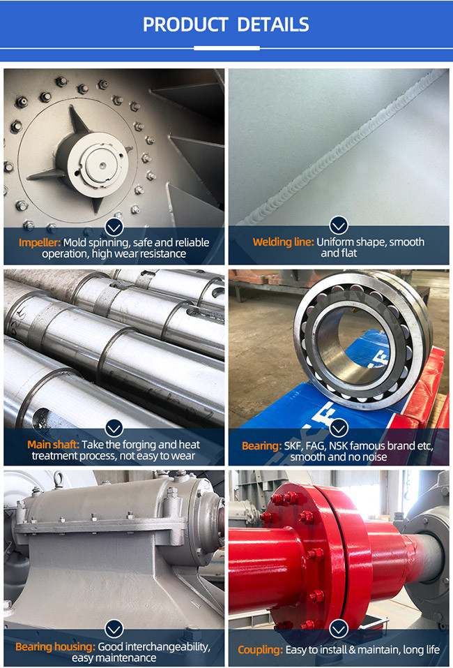 Customizable Industrial Blower Fans For High Temperature Flue Gas Applications
