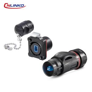 China CNLINKO BD24 Plastic Industrial Waterproof Cable Panel Mount Connector wholesale