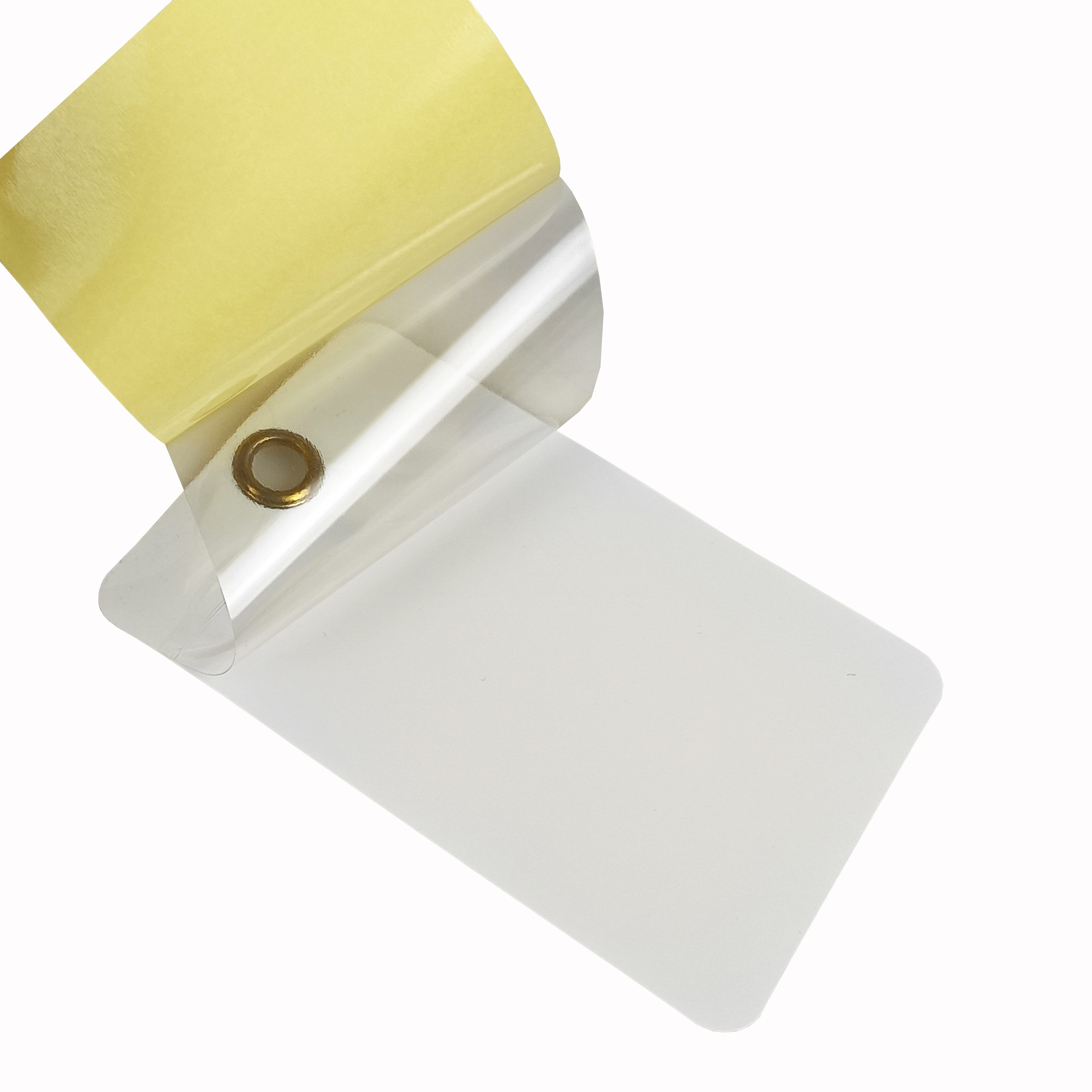 Customize Film Plastic Safety Tag Can Write Waterproof Vinyl Hang Tags