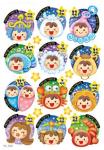 Fashional decorative PVC Cartoon Sticker for kids 8401