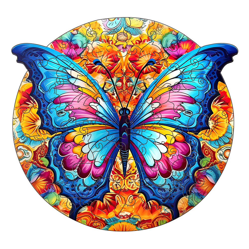 Colorful 3D Wooden Puzzle Brain Teasers Toy for Kids Irregular Jigsaw Intelligence Game