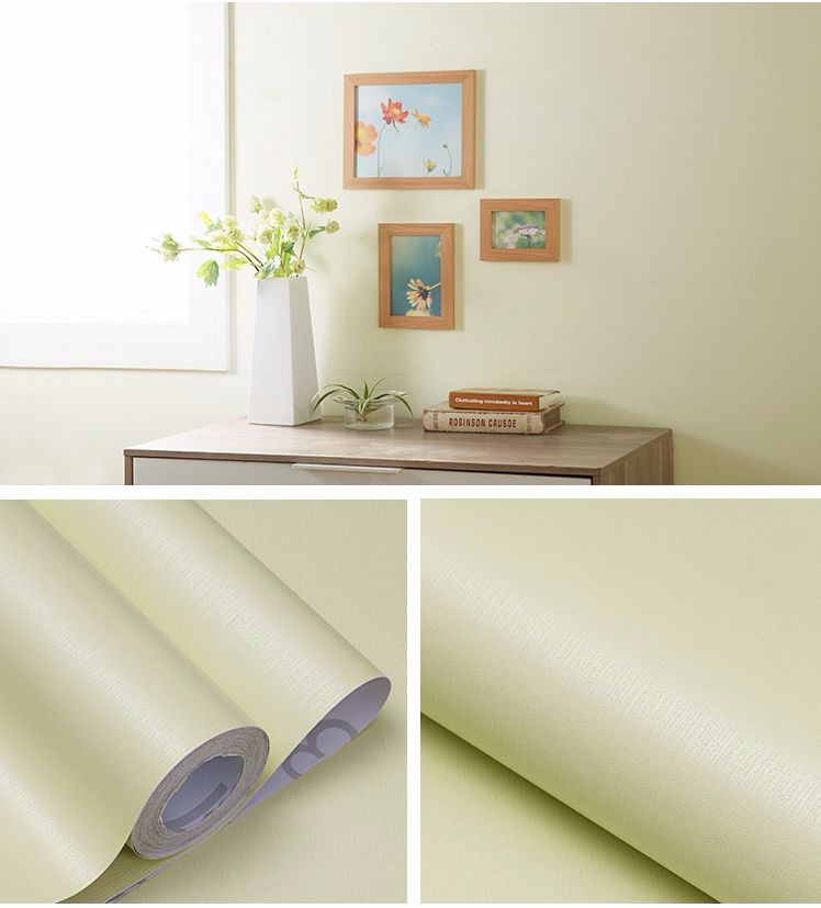 Blue Color Peel and Stick Wallpaper 3d Plain Solid Color Wallpaper for Soundproofing in Home Decoration