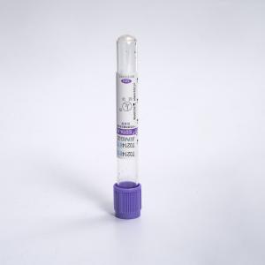 China 5-7ml Coagulant K3 EDTA Blood Collection Tube Lavender Top 100pcs/Tray wholesale
