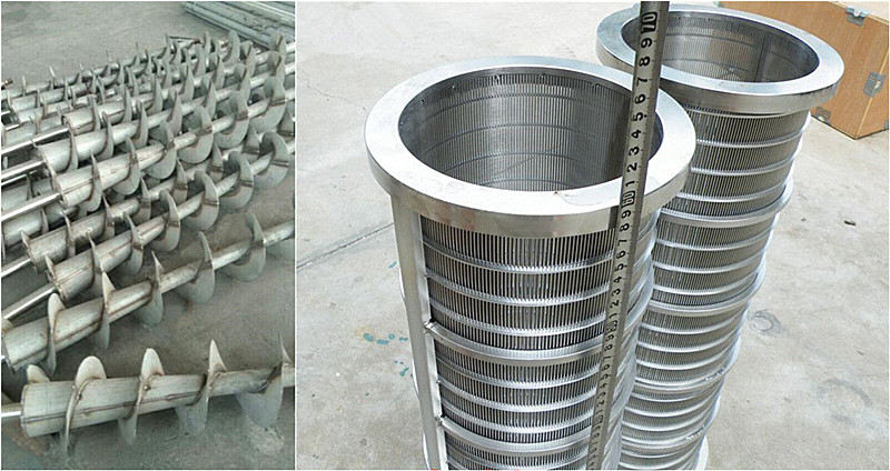 Slaughter Waste Water Treatment Screw Press Dehydrator for Bio Fertilizer Dewatering