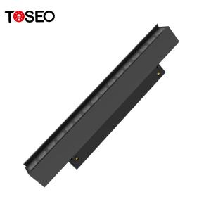 China Living Room Magnetic Track Lights 60lm/W 48v Black Aluminum wholesale