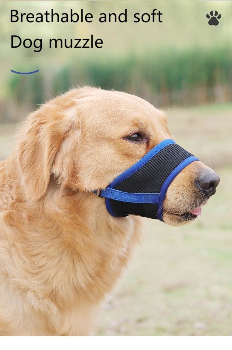 Pet Mask Anti-barking and Anti-biting Dog Muzzle Breathable Mesh Pet Muzzle Anti-ingestion Pet Supplies