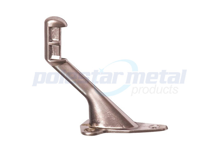 3 Inch Decorative Door Hardware Brushed Chrome Heavy Duty Handrail Brackets