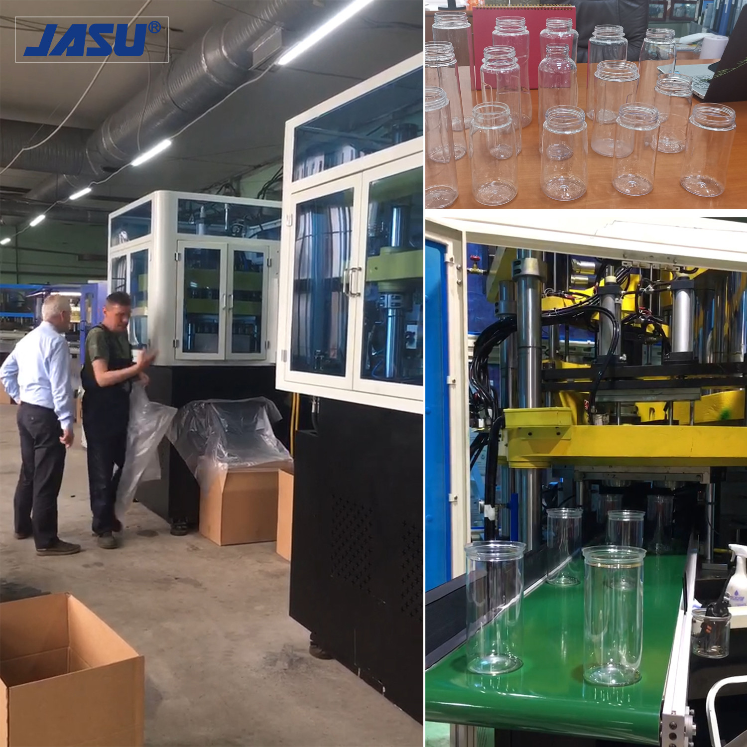1.25L Water Filling Production Line PETG 1.75L PET Bottle Preform Machine