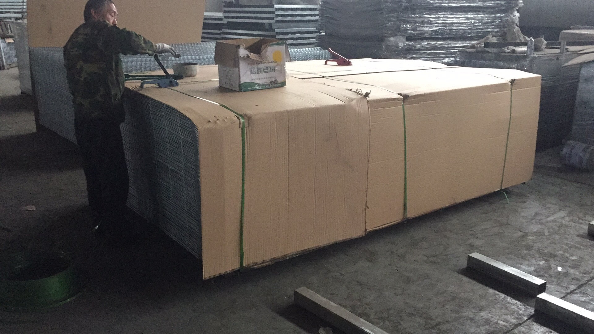 Steel 60x60mm Mesh 1.2m Tall Tower Fencing With Powder Coated