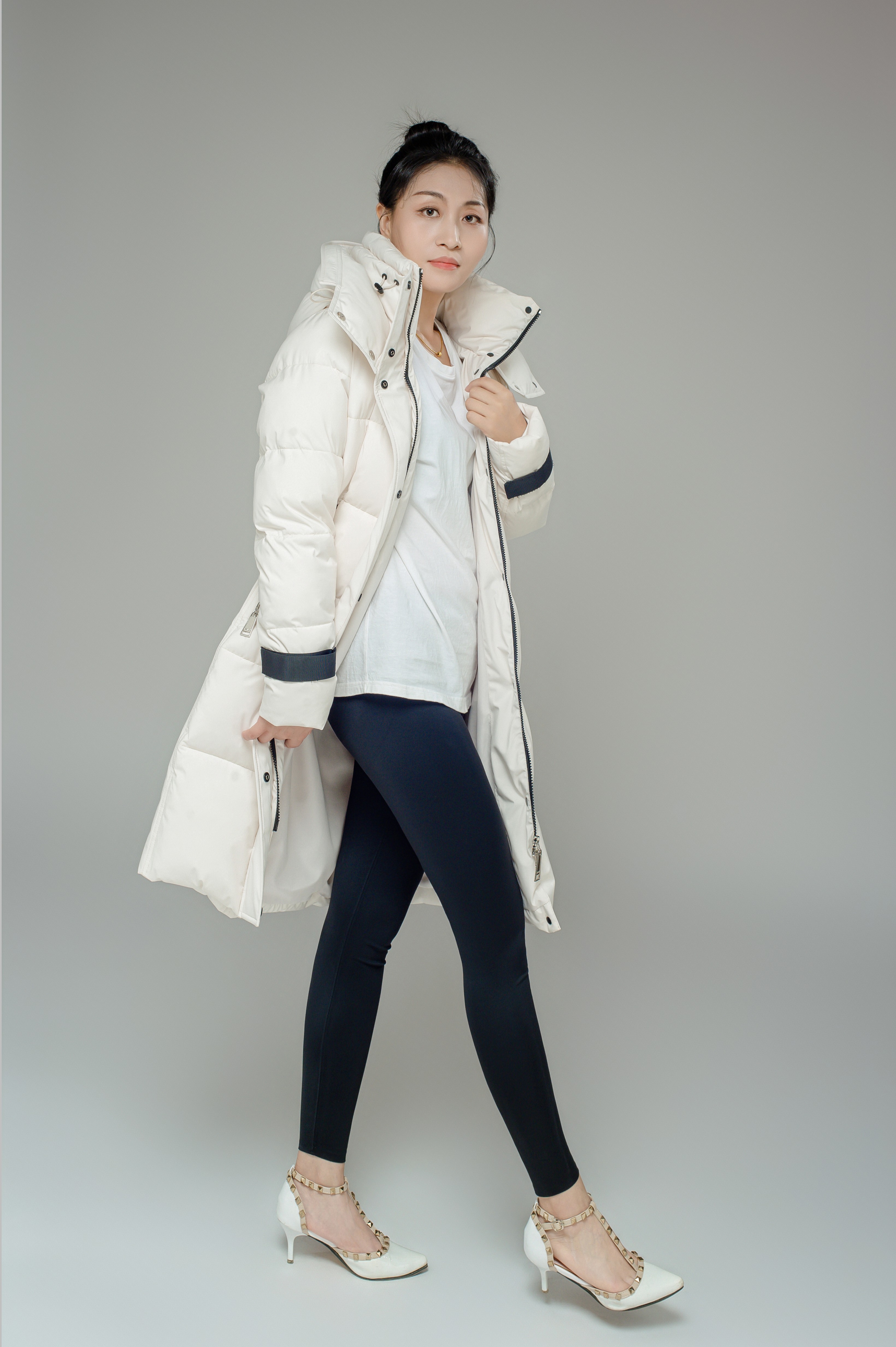 FODARLLOY Women's Hooded Warm Winter Thicken Fleece Lined SS Collection Coats