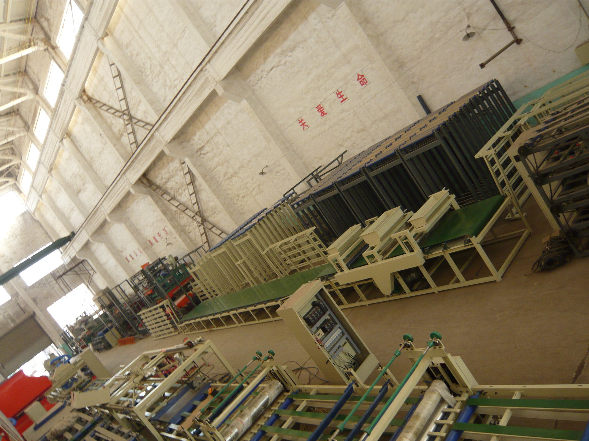 Auto Fireproof MgO Board Production Line Machine With 1200 Sheets Per Day 8 Hours