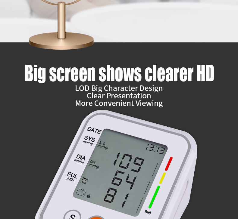 Arm Type OEM Electronic Home Blood Pressure Device Intelligent