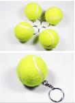 1.5'' Tennis ball keychain