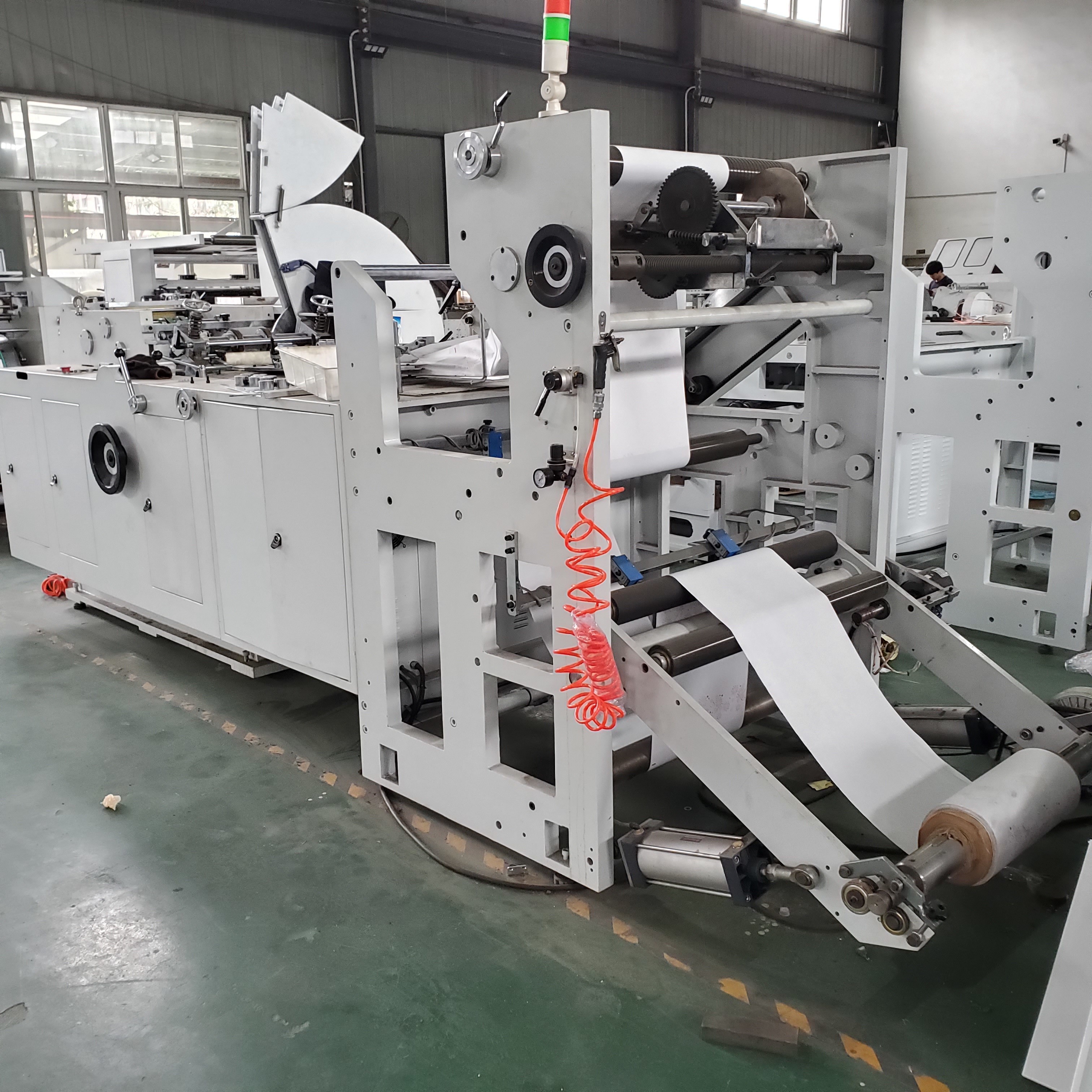 380V Square Bottom Paper Bag Machine High Speed 100-280mm
