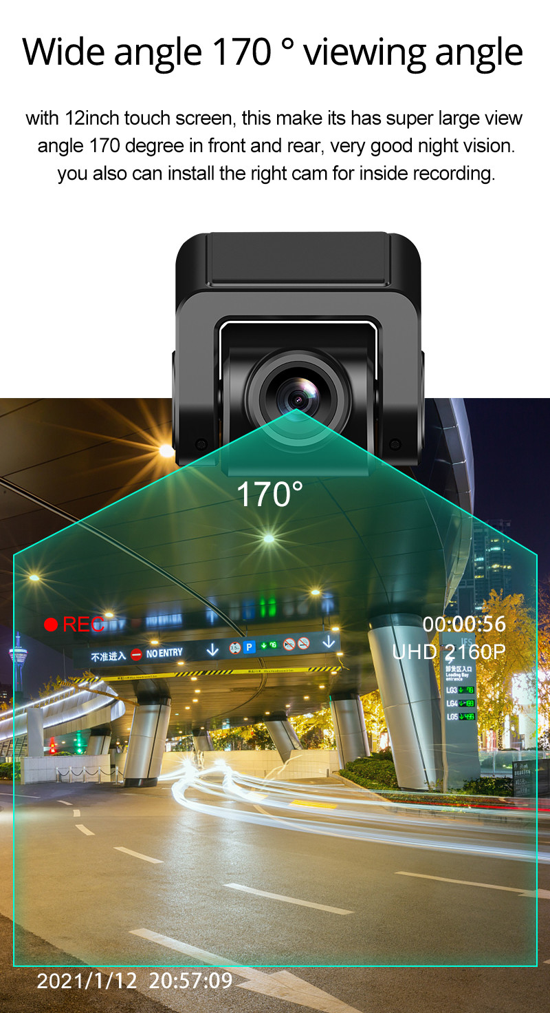 Rearview Mirror Customize Carplay Dashboard Car Play Bluetooth DVR 2.5K 1440P