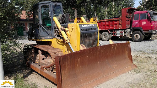 Original Colour Shantui SD13 Bulldozer , Mini Crawler Dozer Second Hand