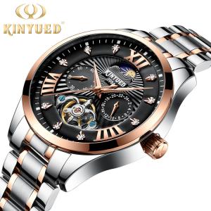 China Metal Case Skeleton Mechanical Watch Minimalist Mechanical Watch wholesale