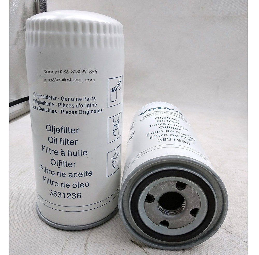 China factory oil filter 3831236 5W-6017 081-4661 LF4056 W962 for truck and Excavator filter Diesel