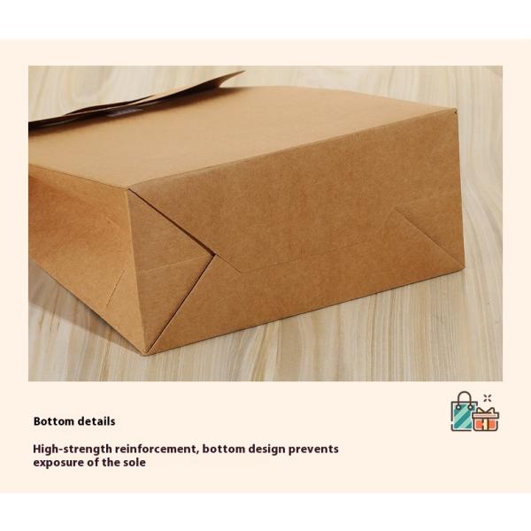 Custom Foldable Kraft Paper Gift Box Jelly Cookie Suger Food Packaging Gift Kraft Box With Handle
