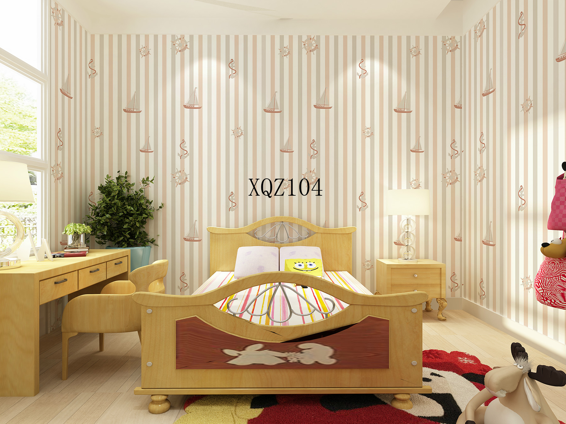 3D Slate Stone Brick Effect Wallpaper PVC 3D Brick Wallpaper For Walls