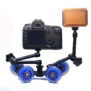 China Table Top Compact Dolly Kit Skater Wheel Truck for DSLR Camera Video Monitor wholesale