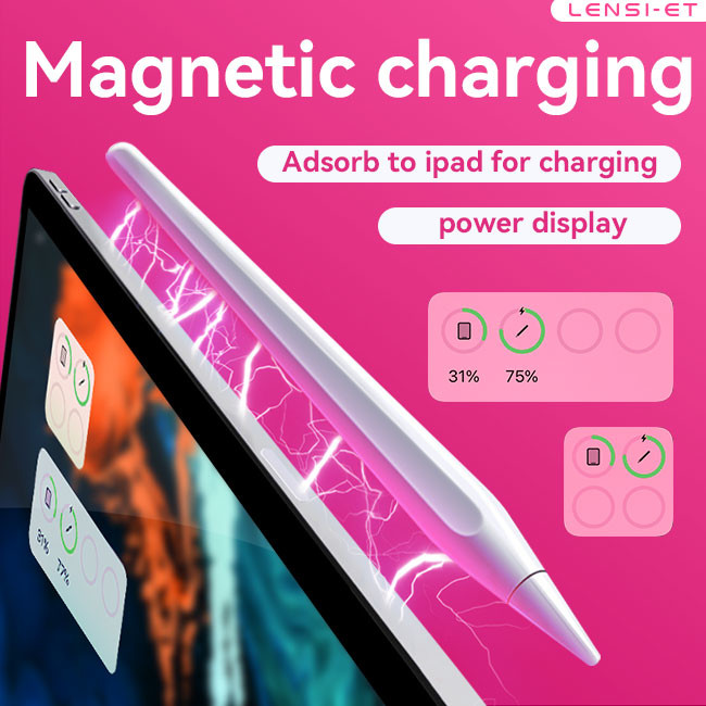 Education White Stylus Pen Pencil Replacement Megnetic Absortion Digital Pen For Phone