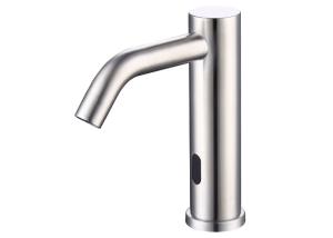 China Stainless Steel 304 Material hospital faucet sensor mixer tap satin finished pubic place mixer wholesale
