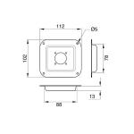 Small dish for speakon connectors