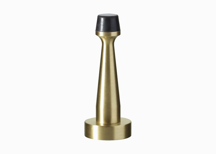 Indoor Anti Collision Brass Door Stopper strong magnetic 49mm 84mm